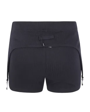 Jean Paul Gaultier リブ編みガーターディテールショートパンツ - サムネイル2
