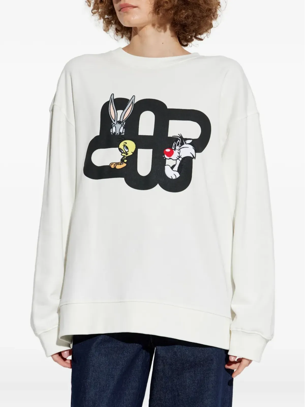 MUNTHE x Looney Tunes Linki Bugs Bunny Tweety Sylvestre スウェットシャツ - 画像3
