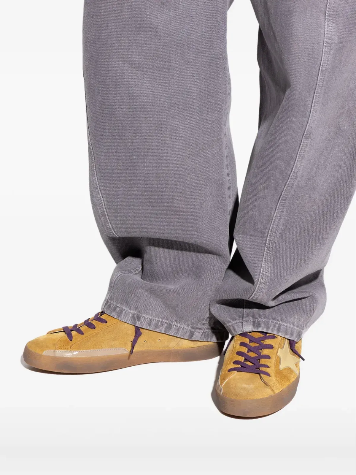 Golden Goose ゴールデン グース スーパースター スウェード スニーカー - イエロー - 画像5