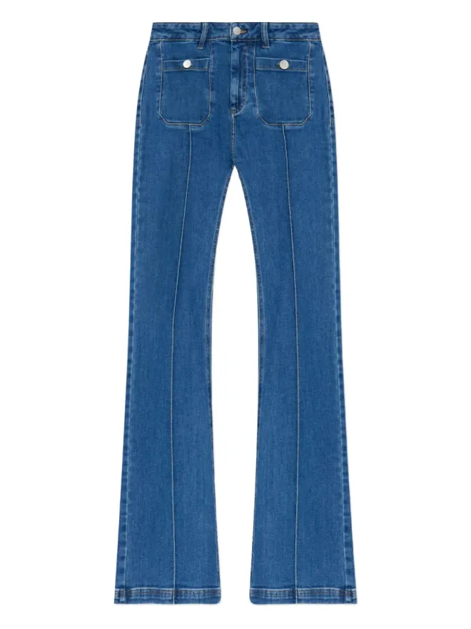 MUNTHE MUNTHE スプリットシームパンツ ブルーの商品画像