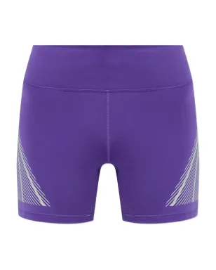 adidas by Stella McCartney リフレクティブストライプ ランニングショーツ - Purple - サムネイル1