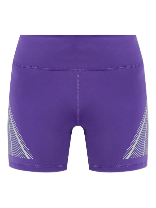 adidas by Stella McCartney adidas by Stella McCartney リフレクティブストライプ ランニングショーツ - Purpleの商品画像