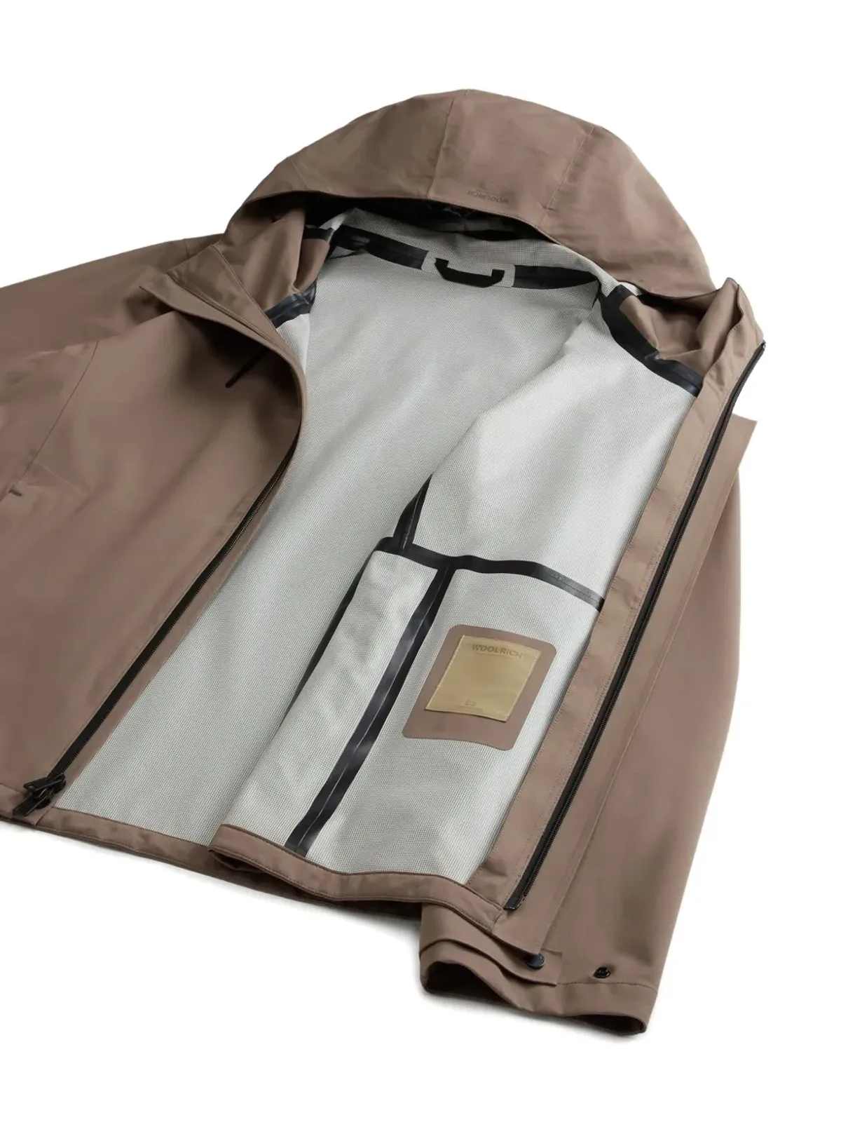 Woolrich フード付きキルティングジャケット - 画像2
