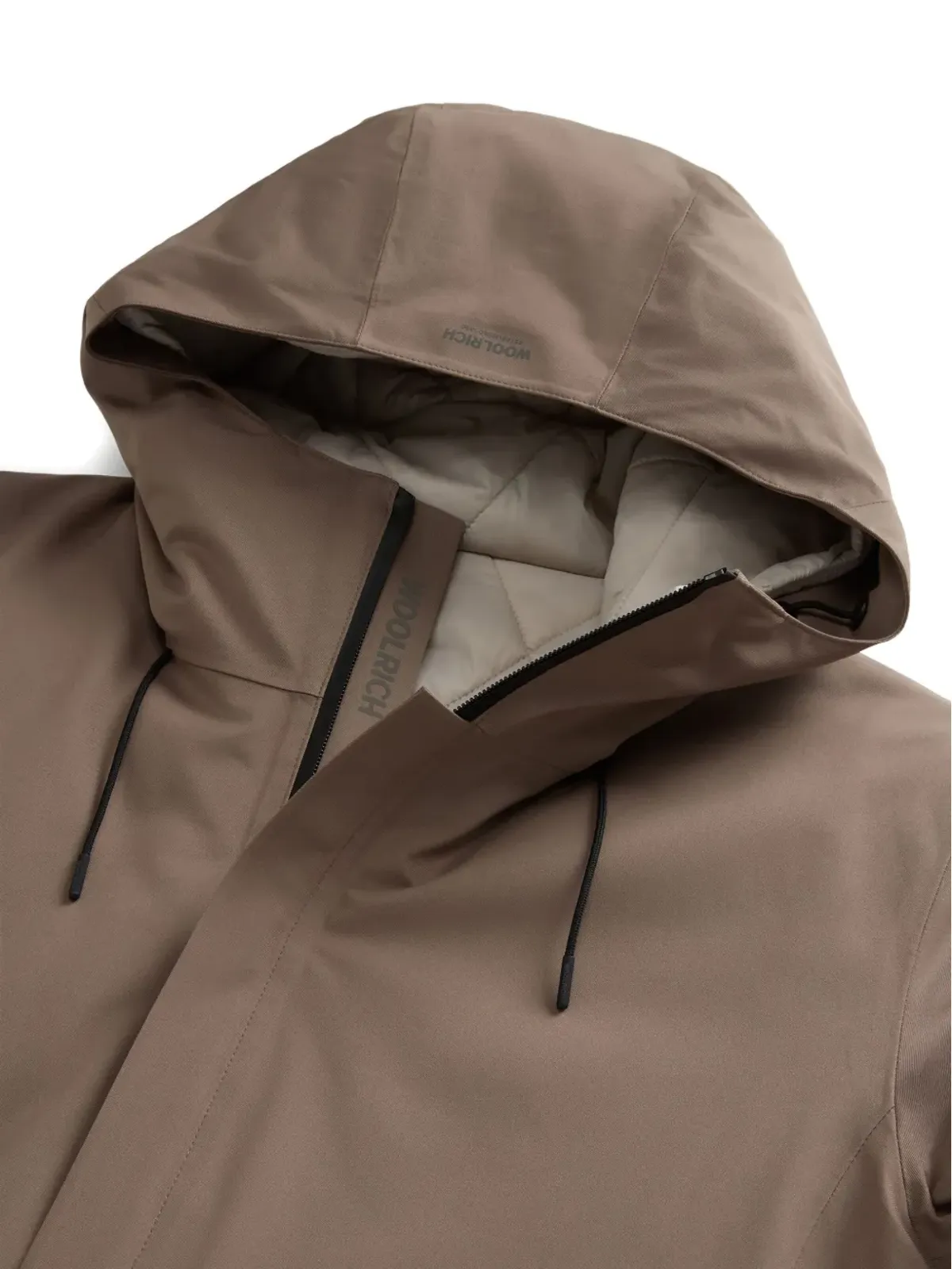 Woolrich フード付きキルティングジャケット - 画像4