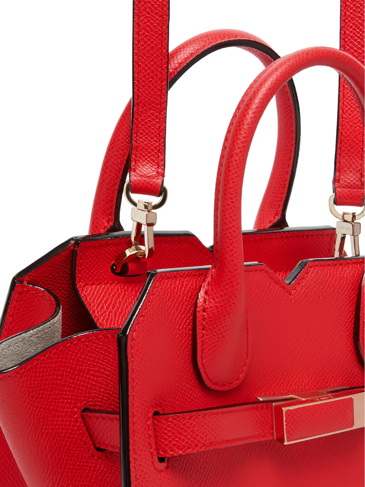 Valextra Milano バックル付き取り外しストラップショルダーバッグ - 画像4