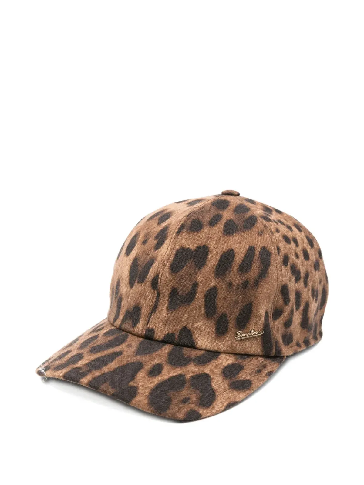 Borsalino レオパード柄ベースボールキャップ - 画像1