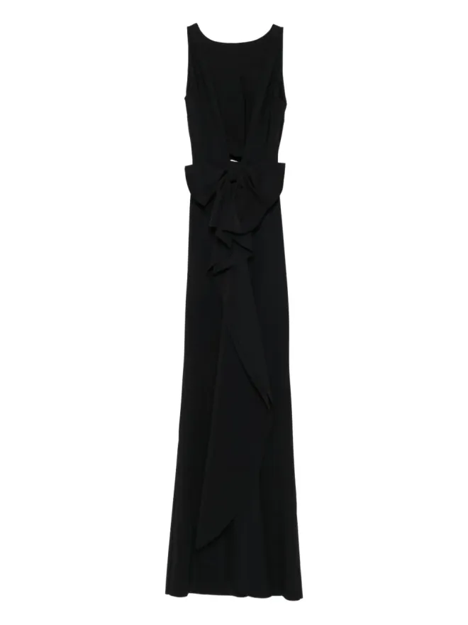 CHIARA BONI La Petite Robe CHIARA BONI La Petite Robe ボウディテールのドレープマキシドレス - Blackの商品画像