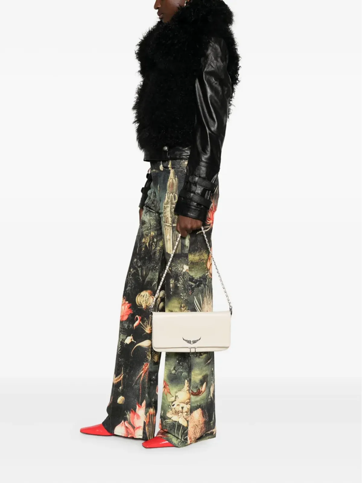 Zadig&Voltaire ロックレザーショルダーバッグ - Neutrals - 画像2