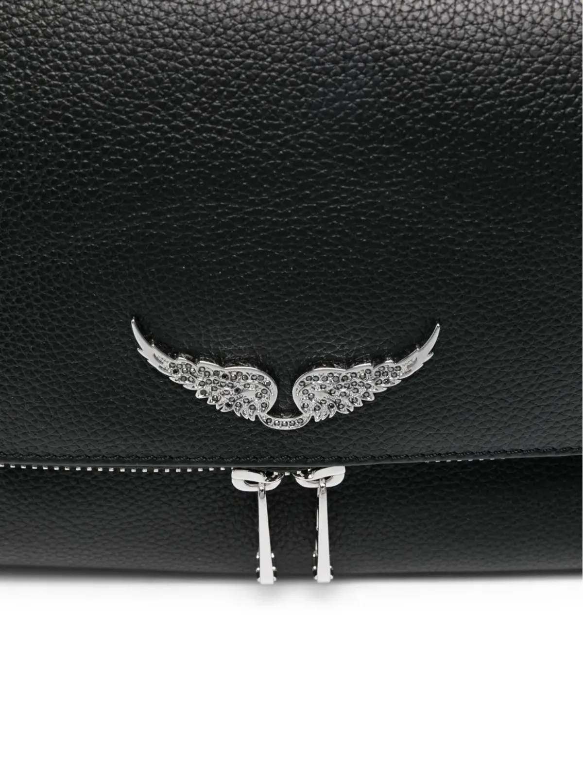 Zadig&Voltaire ロッククリスタルウィング ショルダーバッグ ブラック - 画像4