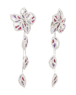 Cartier ビンテージ オーキッド イヤリング - サムネイル4