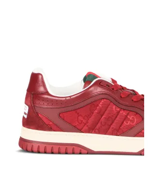 Gucci Re-Webパネルドスニーカー - レッド - サムネイル4