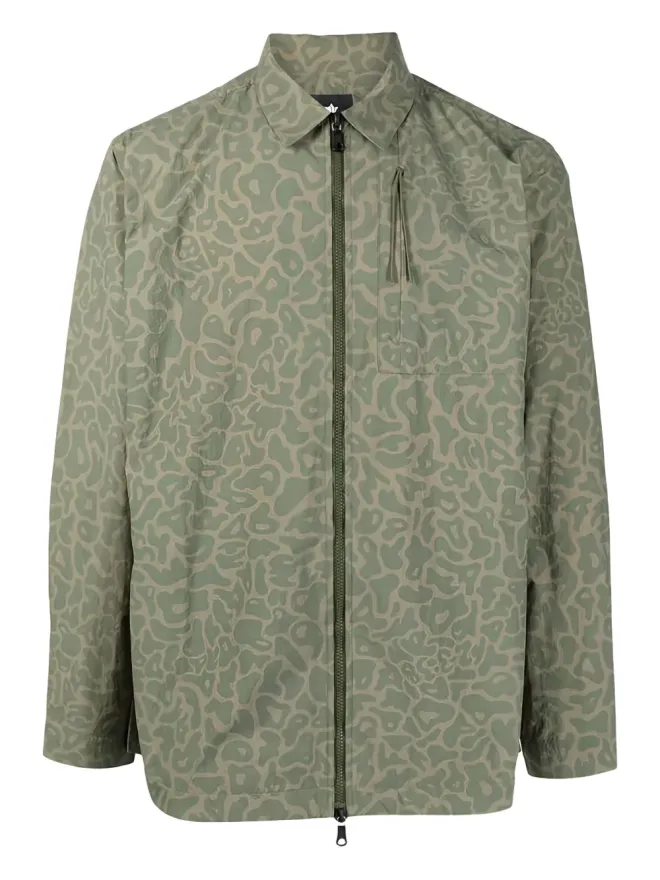 Maharishi Maharishi 幾何学柄プリント シャツジャケットの商品画像