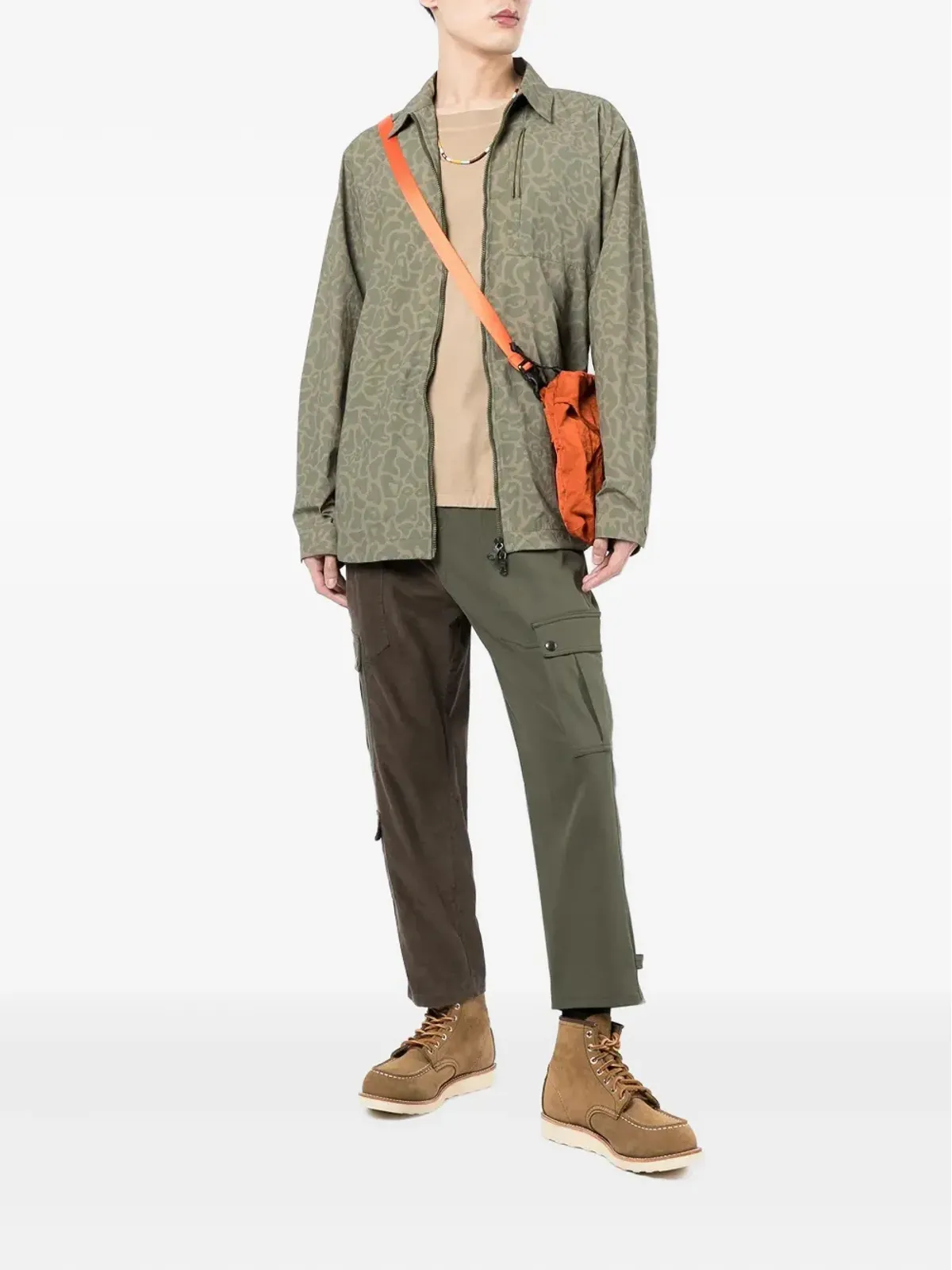 Maharishi 幾何学柄プリント シャツジャケット - 画像2