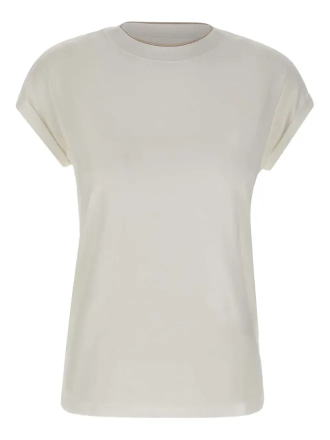 Eleventy Eleventy cuffed crew-neck T-shirt - Greyの商品画像
