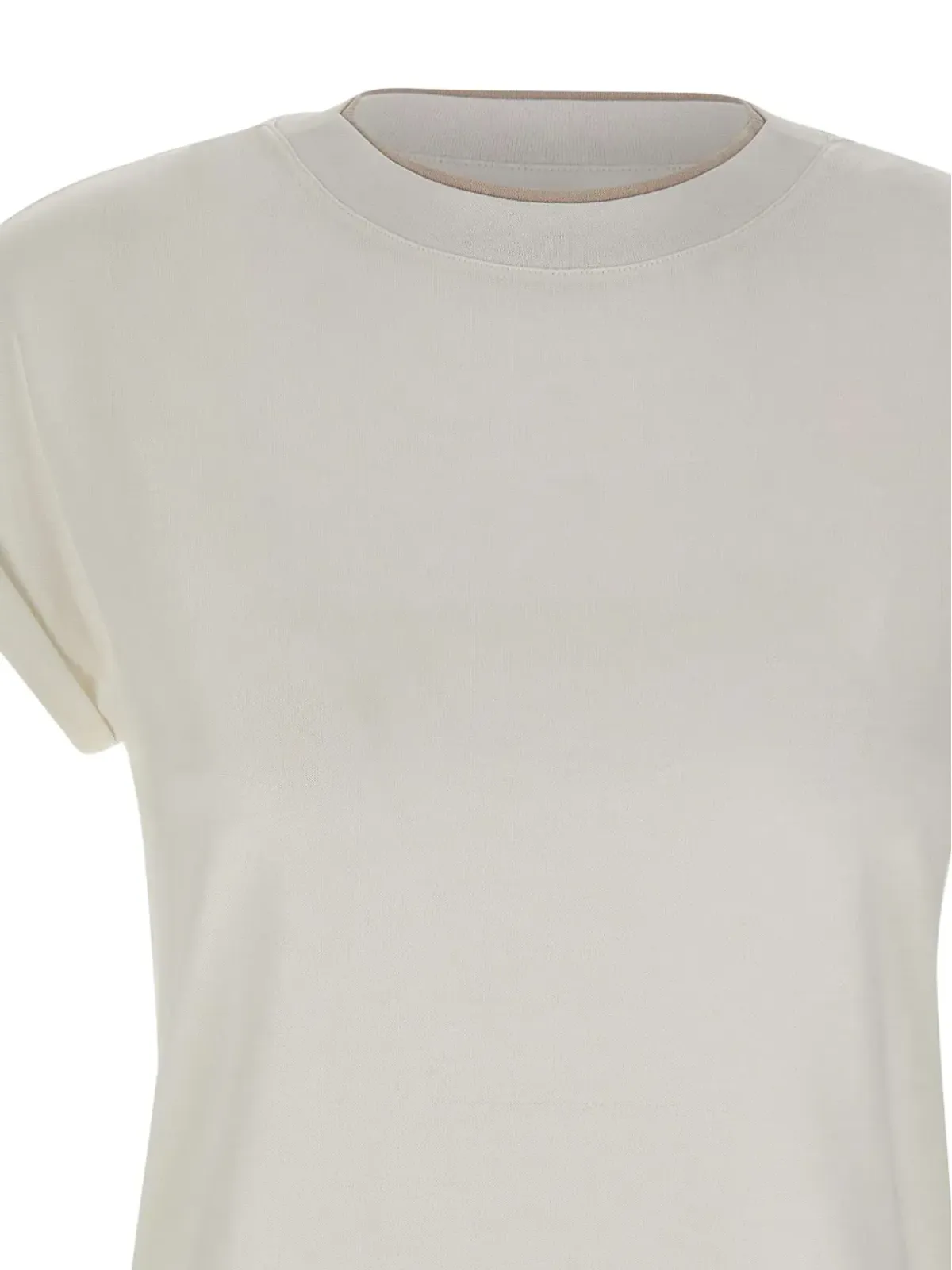 Eleventy cuffed crew-neck T-shirt - Grey - 画像3