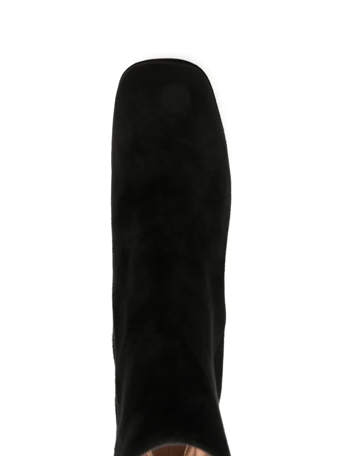 Gianvito Rossi Holly プラットフォーム ブロックヒール スエード アンクルブーツ - 画像4