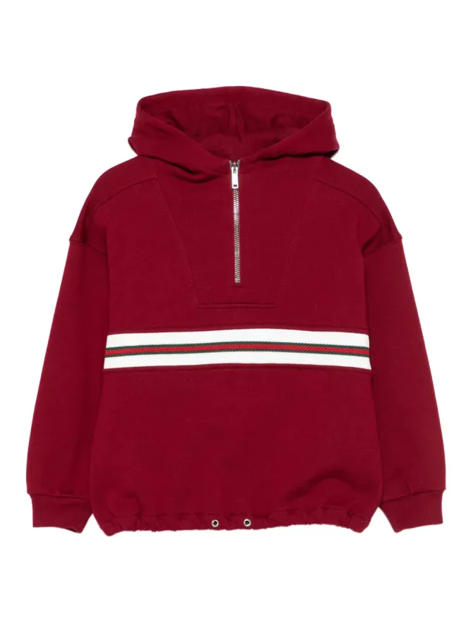 Gucci Kids Gucci Kids ウェブストライプ フーディの商品画像