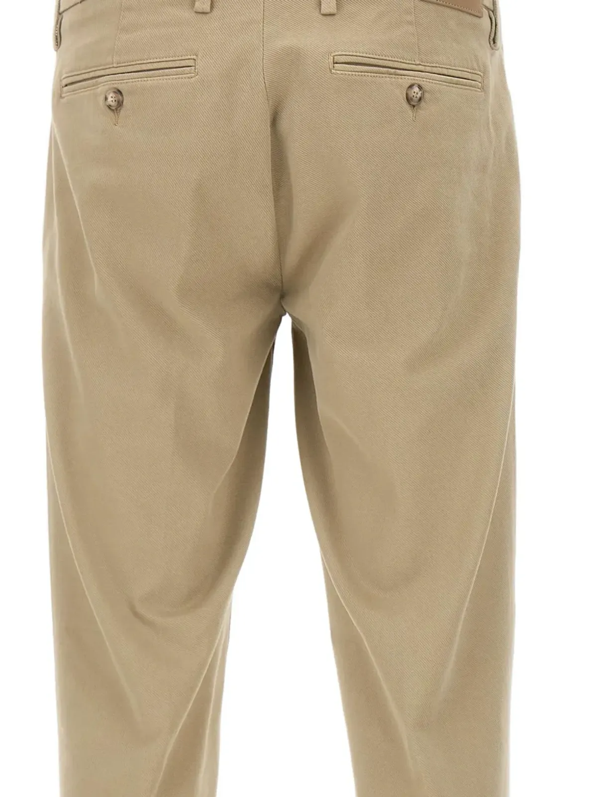 Re-Hash cuffed welt-pocket trousers - Neutrals - 画像4