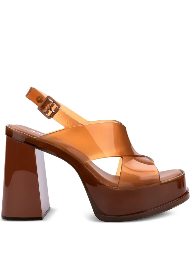 Melissa Melissa プラットフォームクロスストラップパンプスの商品画像