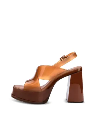 Melissa プラットフォームクロスストラップパンプス - サムネイル4
