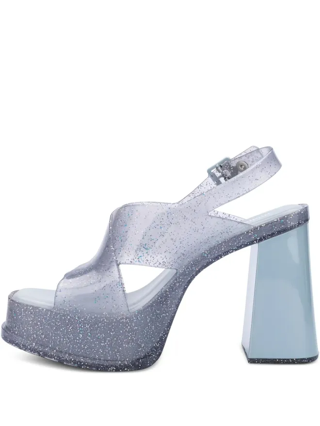 Melissa Melissa グリッター・プラットフォームパンプスの商品画像