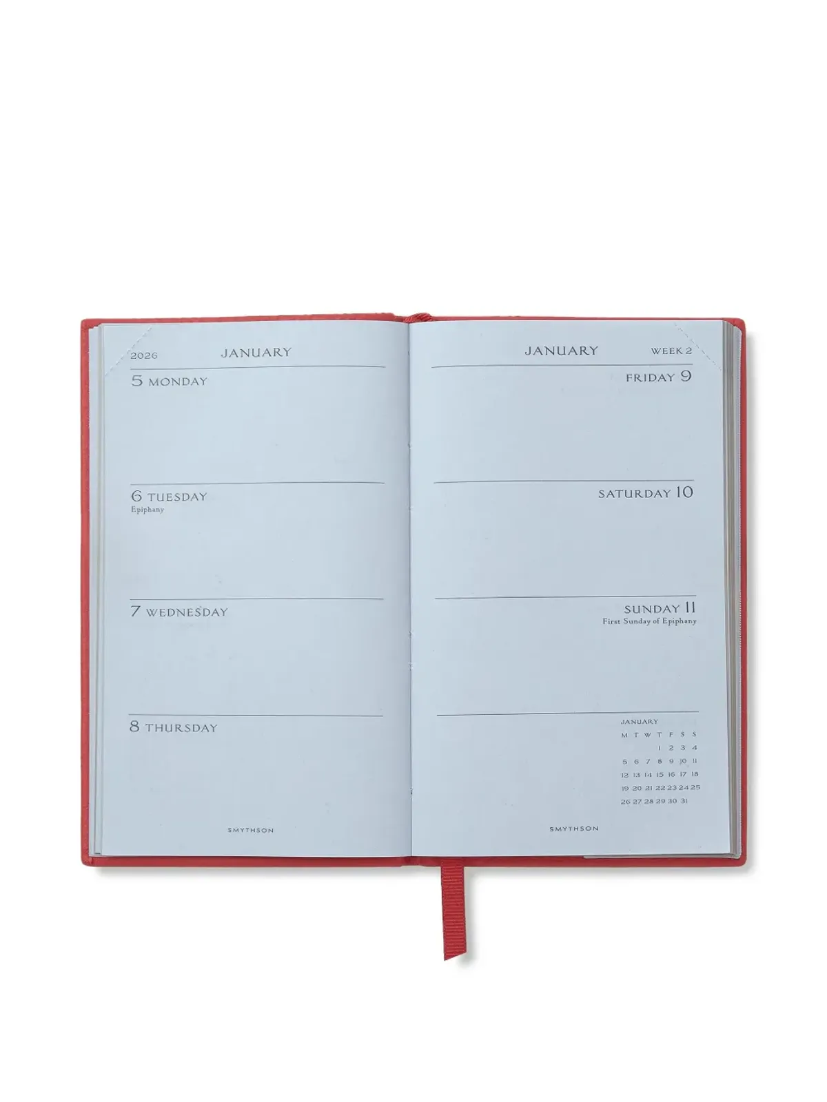 Smythson Panama ウィークリーダイアリー - 画像4