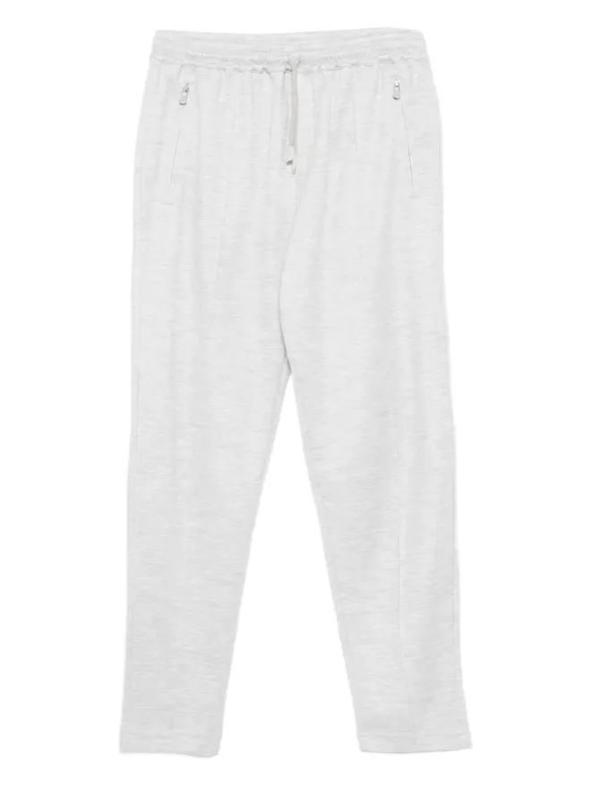 Eleventy Eleventy drawstring zip-pocket trousers - Greyの商品画像