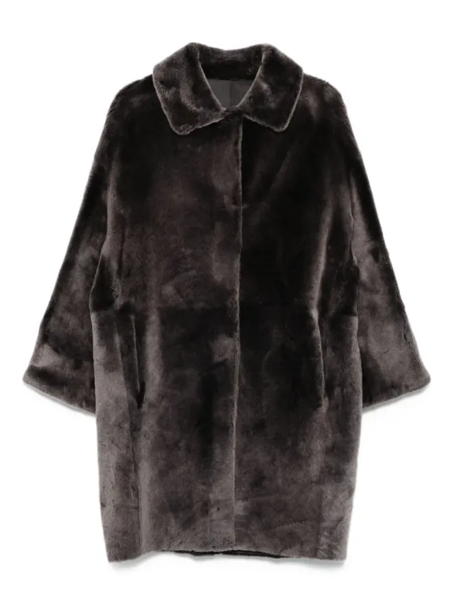 Manzoni 24 Manzoni 24 ラムシアリングコート（グレー）の商品画像