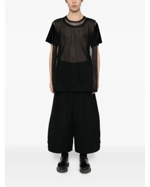 Comme des Garçons Homme Plus ダブルレイヤーTシャツ ブラック - サムネイル2