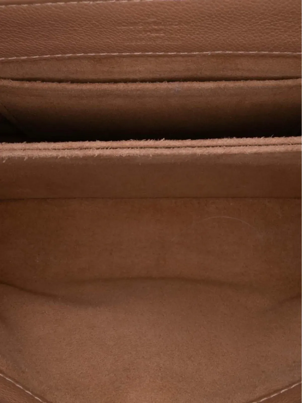 Louis Vuitton ビンテージ 2017 Monogram Cuir Plume Ecume Very Chain satchel - Brown - 画像5
