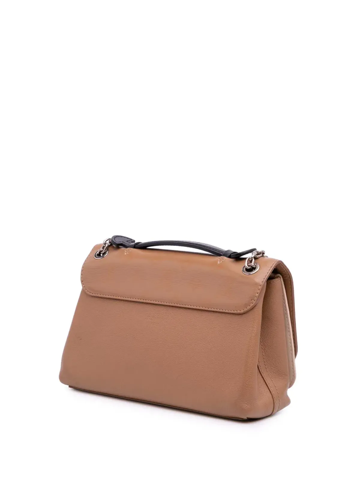 Louis Vuitton ビンテージ 2017 Monogram Cuir Plume Ecume Very Chain satchel - Brown - 画像3