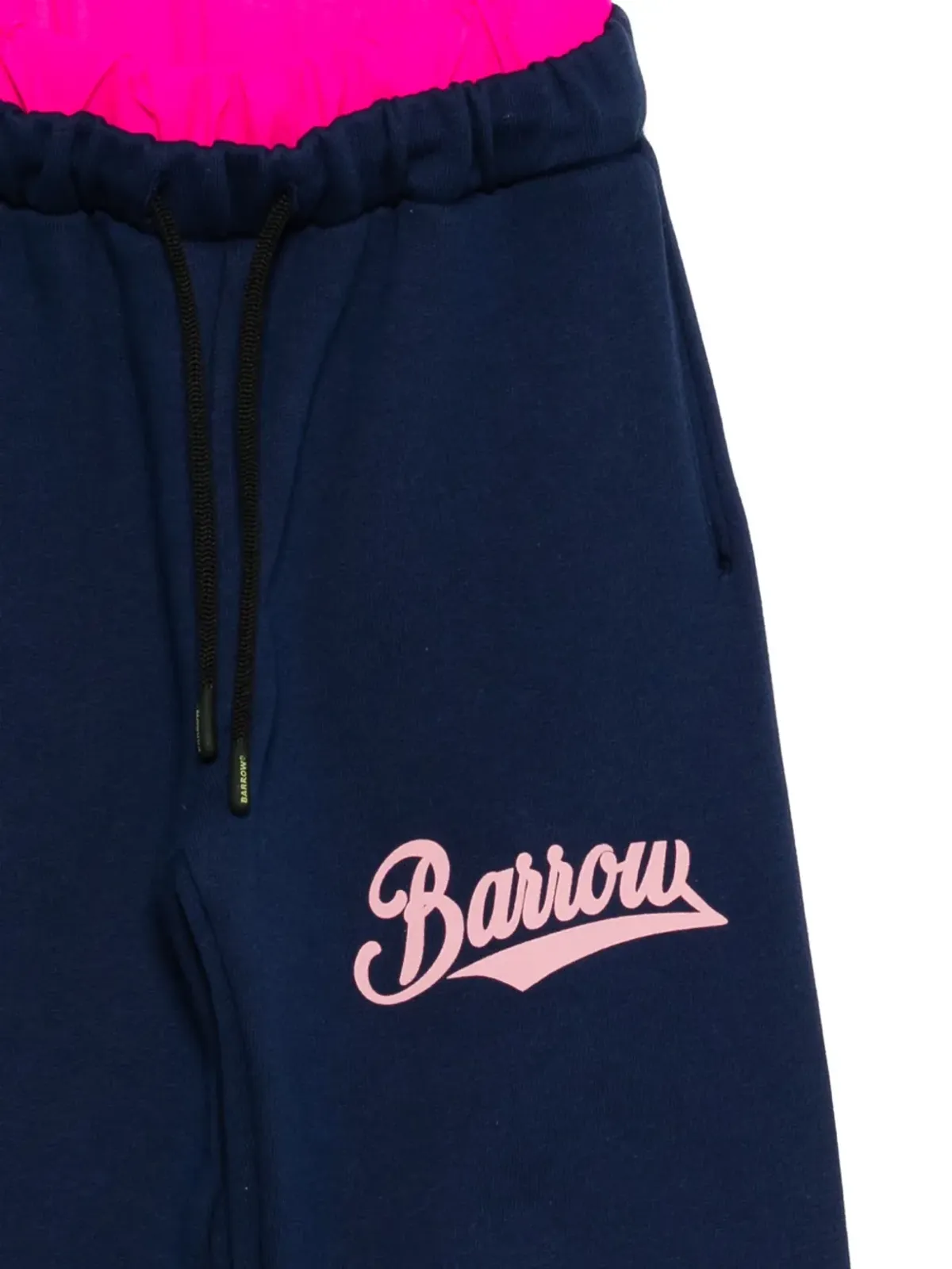 Barrow kids コントラストパネル ドローストリング トラックパンツ - 画像3