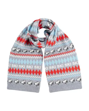 Chinti & Parker ski patterned scarf - Grey - サムネイル1