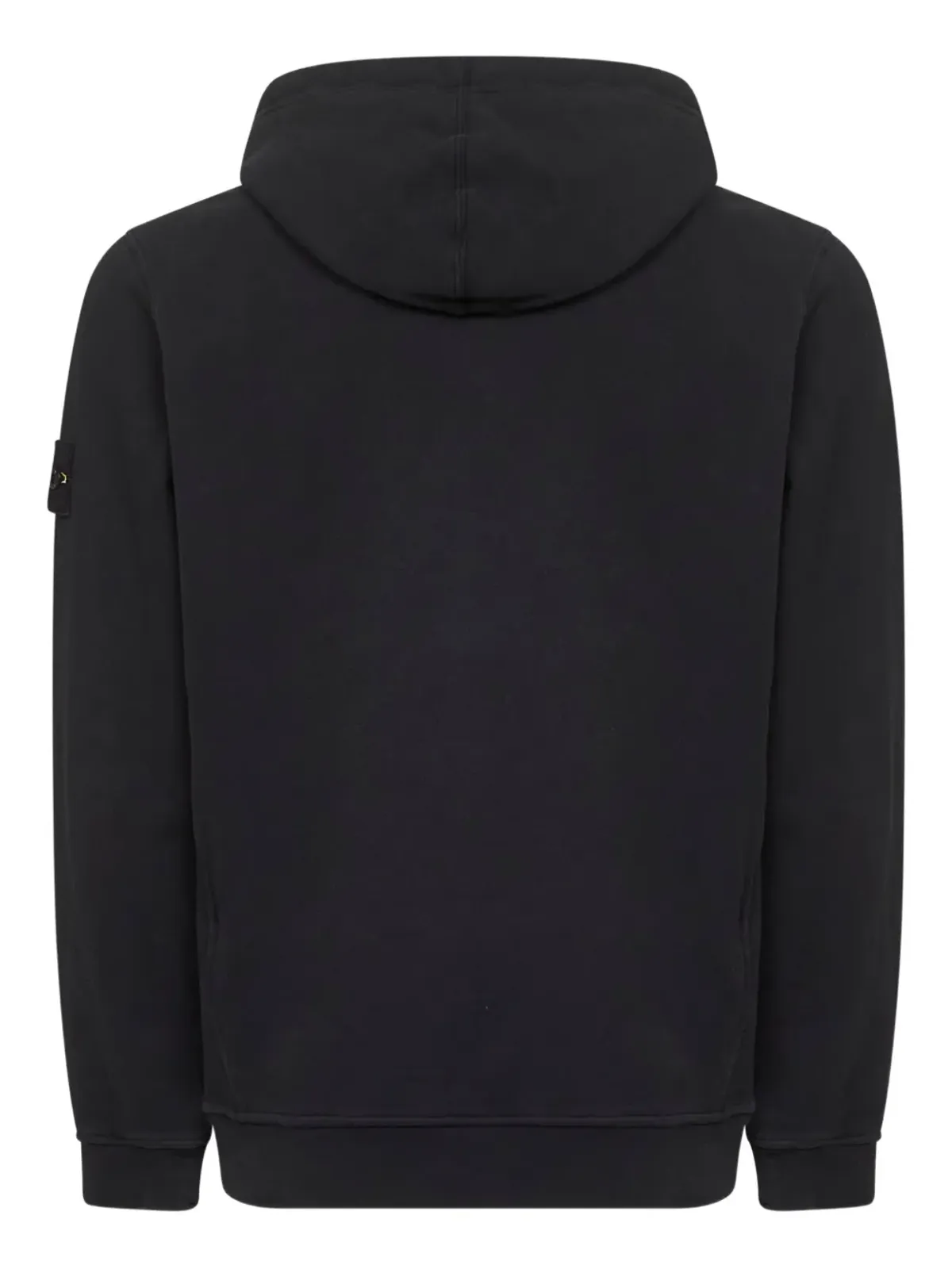 Stone Island カンガルーポケット付きフーディ ブラック - 画像2