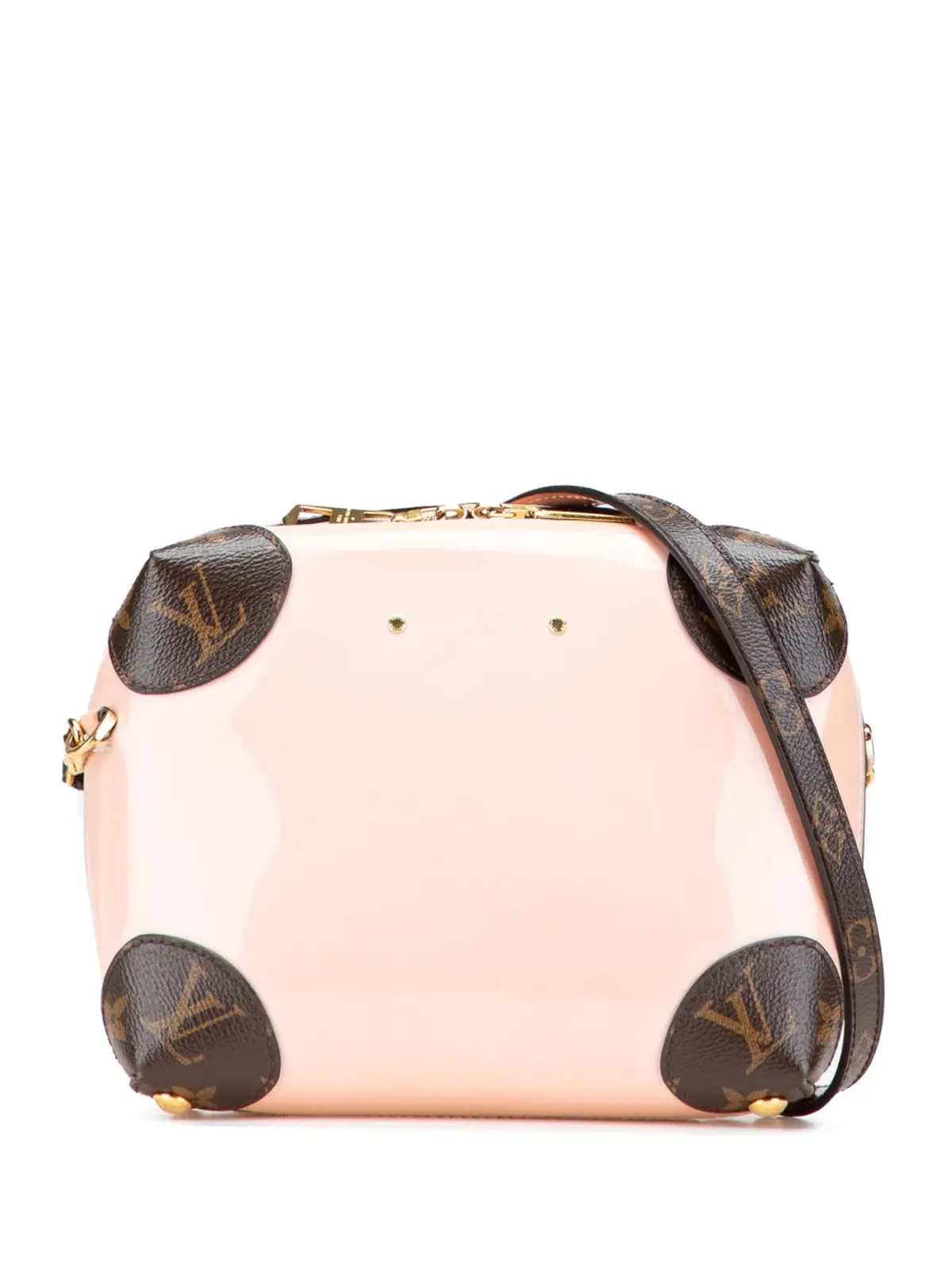 Louis Vuitton Pre-Owned 2018 ヴェルニ ミロワール ヴェネツィア クロスボディバッグ - ピンク - 画像1