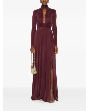 Elisabetta Franchi キーホールネックのマキシドレス - サムネイル2