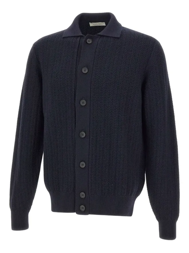 Filippo De Laurentiis Filippo De Laurentiis ウールボタンダウンカーディガンの商品画像