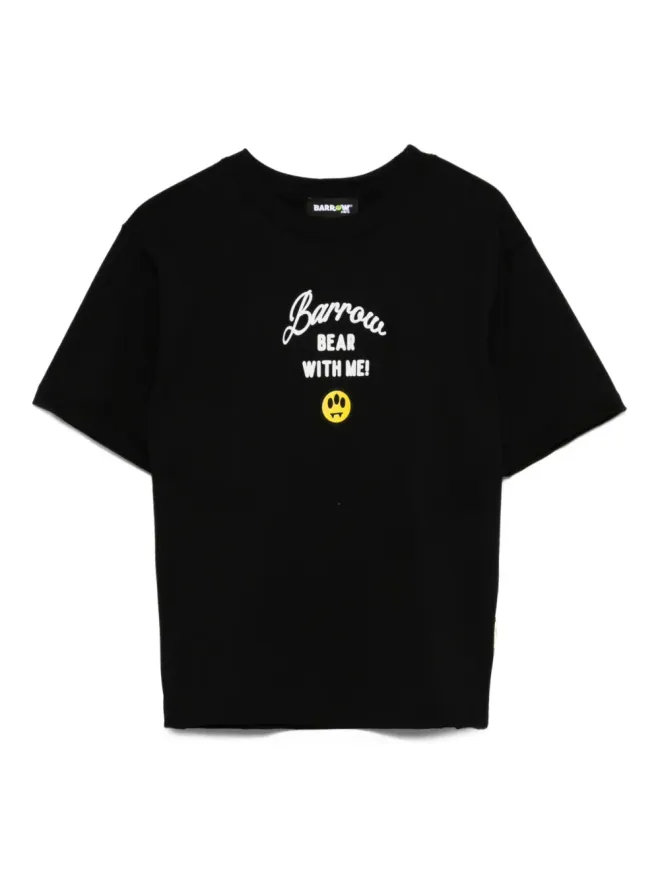 Barrow kids Barrow kids ベア刺繍入りコットンTシャツの商品画像