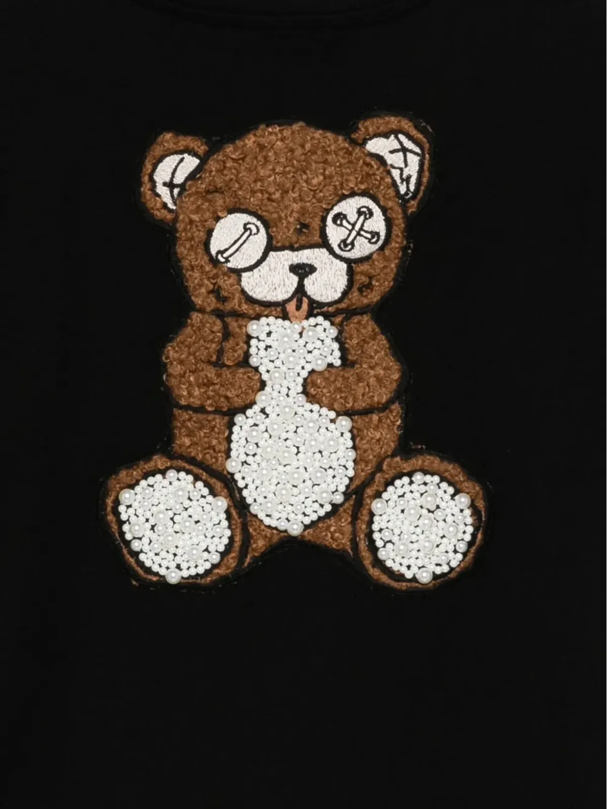 Barrow kids ベア刺繍入りコットンTシャツ - 画像3