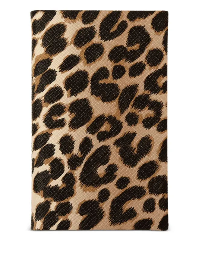 Smythson Smythson パナマ レオパード柄 ノートブックの商品画像