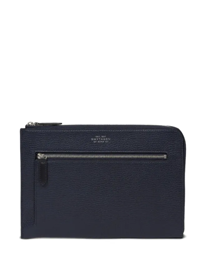 Smythson Smythson フラット トラベルオーガナイザー ジップトップポーチの商品画像