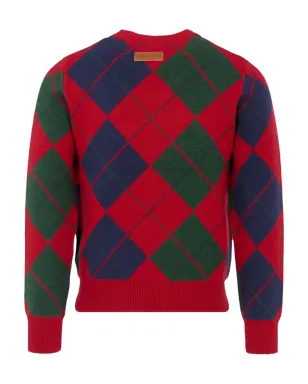 TRUSSARDI JUNIOR ダイヤモンド柄ニット - サムネイル2
