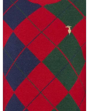 TRUSSARDI JUNIOR ダイヤモンド柄ニット - サムネイル3