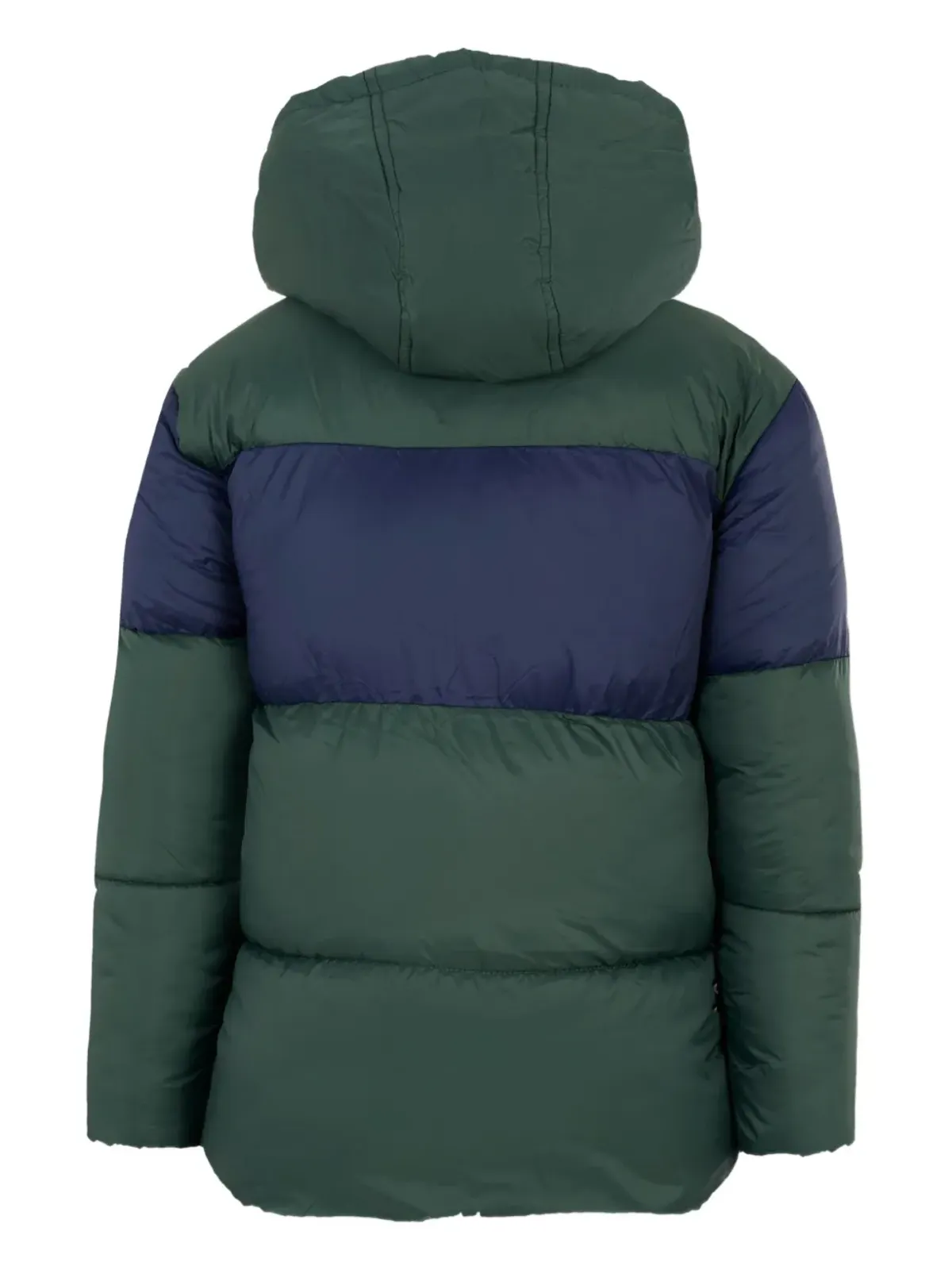 TRUSSARDI JUNIOR フード付きカラー・ブロック パディドコート - 画像2