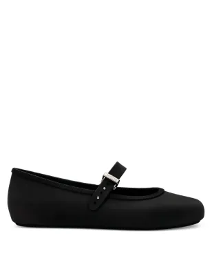 Melissa ソフトバックルストラップ バレリーナ - ブラック - サムネイル1