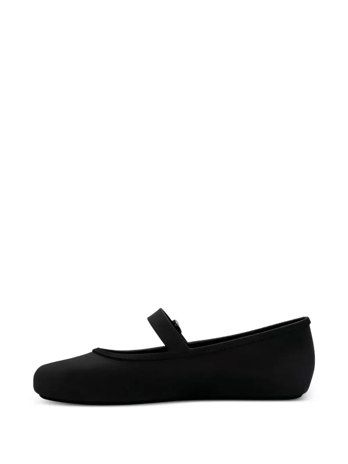 Melissa ソフトバックルストラップ バレリーナ - ブラック - 画像4