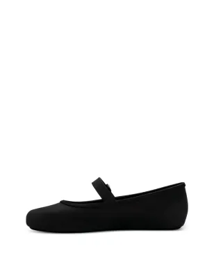 Melissa ソフトバックルストラップ バレリーナ - ブラック - サムネイル4
