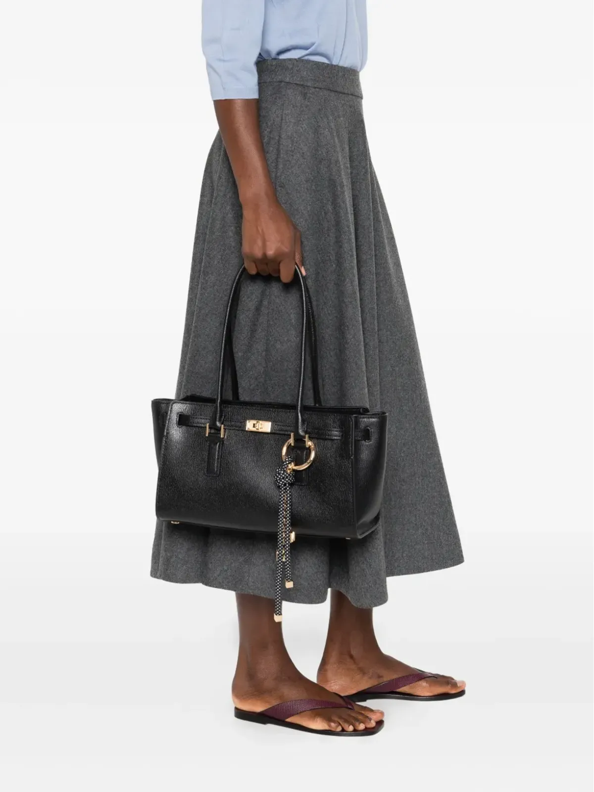 Michael Kors ダブルハンドルレザーショルダーバッグ - 画像2