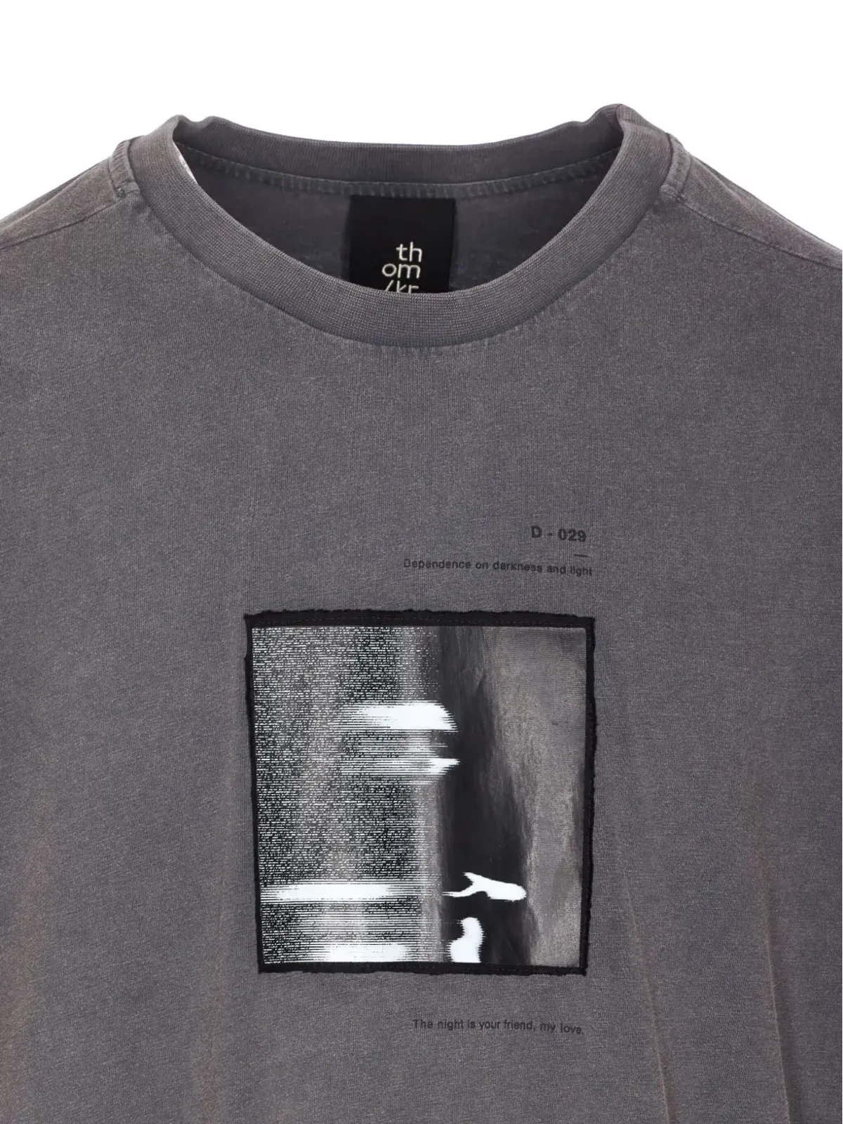 Thom Krom グラフィックプリント クルーネックTシャツ - 画像4