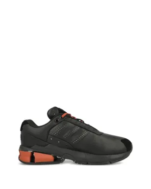 Y-3 コントロール レザーパンチングスニーカー ブラック - サムネイル2